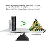 16 x AA AAA Rechargeable Batteries Set, POWEROWL - (£12.23 S&S) Sold by NengWo-EU