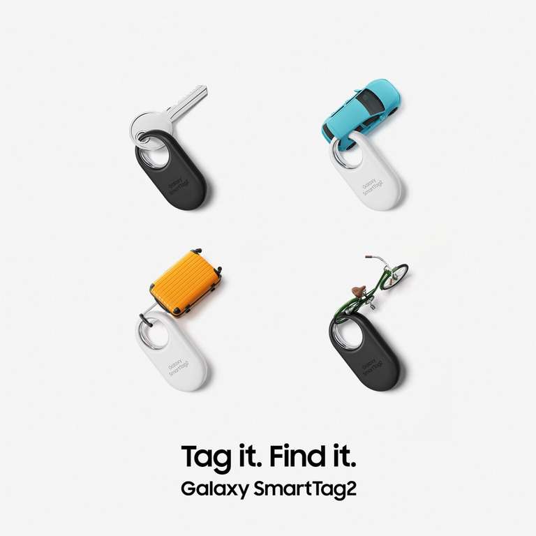 Samsung Galaxy SmartTag2 Bluetooth Tracker (1 Pack) - Black