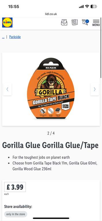 Gorilla Glue Gorilla Glue/Tape