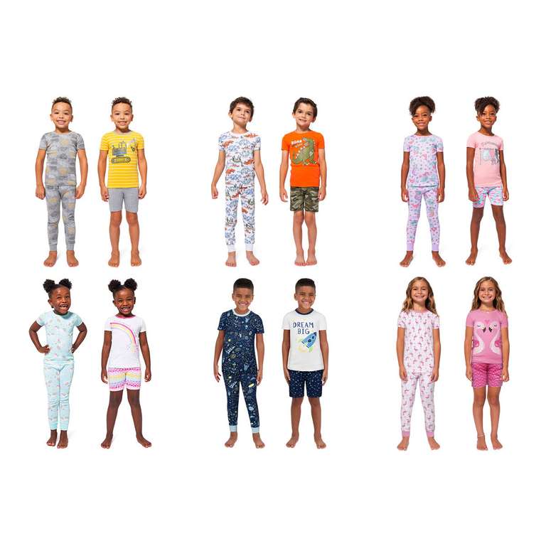 Headquarters Children's 4 Piece Pyjama Set in 6 Designs, 2-8 years 100% Cotton From £4.99 Delivered @ Costco (Members Only)