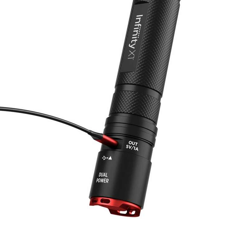 Dual Power Flashlight Infinity X1 7000 Lumen Dual Power Flashlight - £24.99 at Costco ...