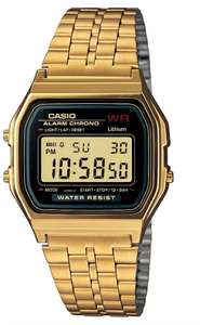 Casio Vintage Men's Yellow Gold Tone Digital Watch - £35.99 + Free Click & Collect @ H Samuel