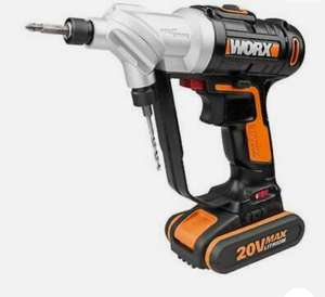 WORX WX176 18V (20V MAX) Cordless Switchdriver Drill Driver, 2AH Battery, Fast Charger, Bit set £73.59 With Code @ Worx eBay