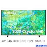 Samsung UE43CU8070UXXU 43 Inch 4K Ultra HD Smart TV + 5 Year Warranty