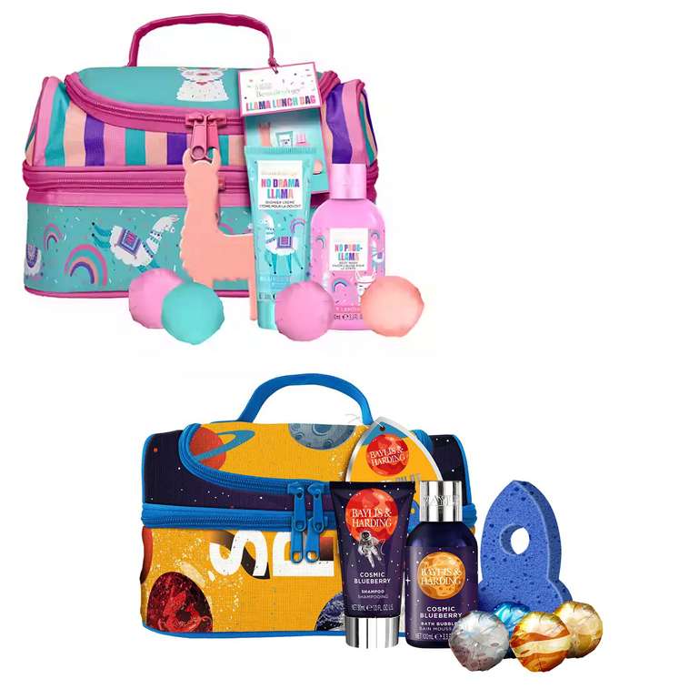 Baylis & Harding Beauticology Llama Lunch Bag / Space Pilot Lunch Bag Gift Sets £10 + Free Click & Collect on £15 spend (or £1.50) @ Boots