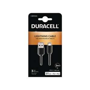 Duracell 2m Charge & Sync Lightning Cable - 99p @ Morrisons