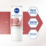 NIVEA Derma Dry Control Antiperspirant 96h Deodorant Roll-On (50 ML) - £1.35 or £1.05 or less with S&S
