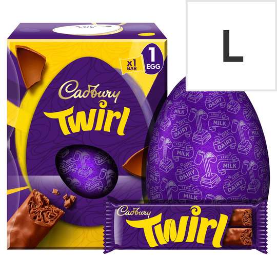 Cadbury Twirl Easter Egg 198G - £1.50 @ Tesco