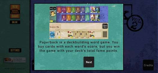 Paperback Vol. 2 (Deck building word game) Android FREE @ Google Play