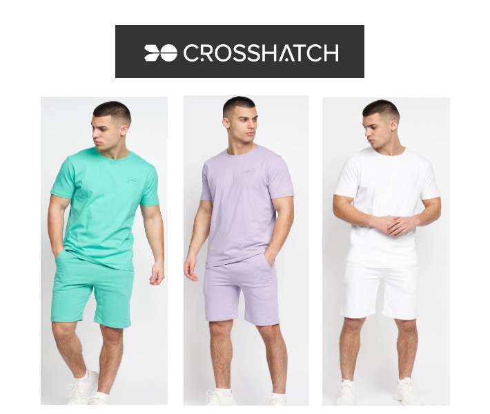 All T-Shirts Now £6 with Code Delivery £2.99 @ Crosshatch