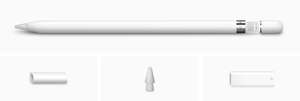 Apple Pencil, 1st Generation (2015), White, with Adapter for iPad (2022) £89 Free Collection @ John Lewis & Partners