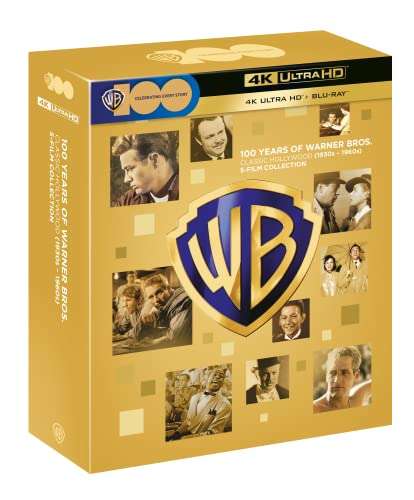 Warner Bros 100th Anniversary Classic Hollywood 4k Blu Ray 5 films