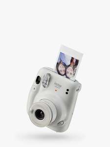 Fujifilm Instax Mini 11 Instant Camera with Built-In Flash & Hand Strap, Ice White - £55 Free Collection @ John Lewis