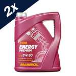 Mannol 2 x 5Ltr Premium 5w30 Fully Synthetic Long Life Engine Oil Low Saps C3 dexos2 - £30.74 (Zone - A and B (UK Mainland)) @ Mannol / eBay