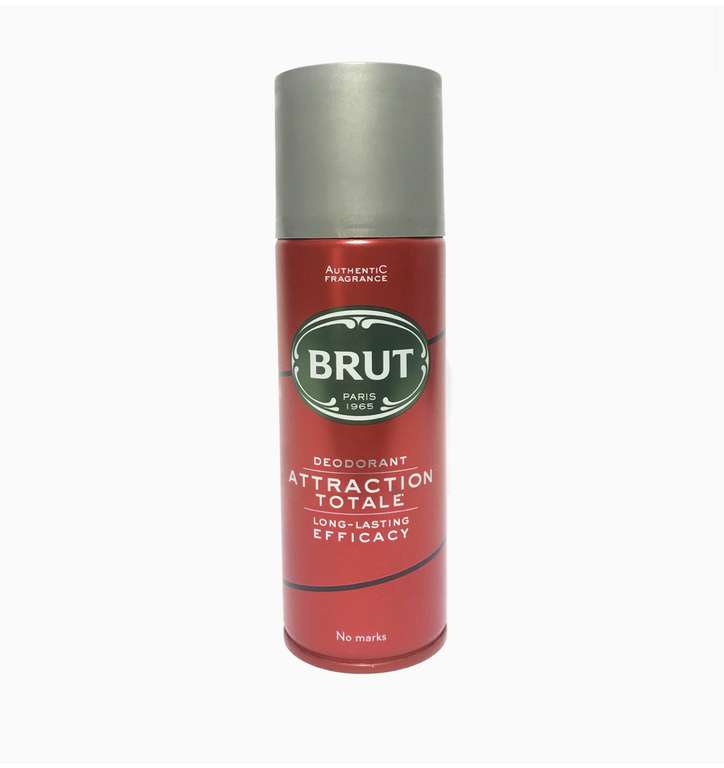 BRUT Attraction Totale Deodorant, 200 ml £1.50 @ Amazon