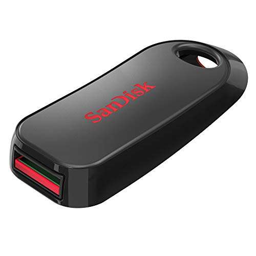 Cruzer Snap 128GB, USB 2.0 Flash Drive,Black - £7.50 @ Amazon
