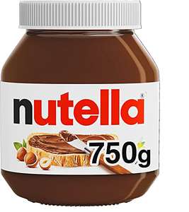 Nutella Hazelnut Chocolate Spread, 750 g - £4.29 @ Amazon