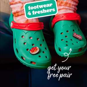 Free sliders shoes + pizza & coke for students via newsletter signup in 8 cities