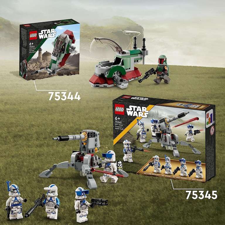 LEGO 75345 Star Wars 501st Clone Troopers Battle Pack w/voucher