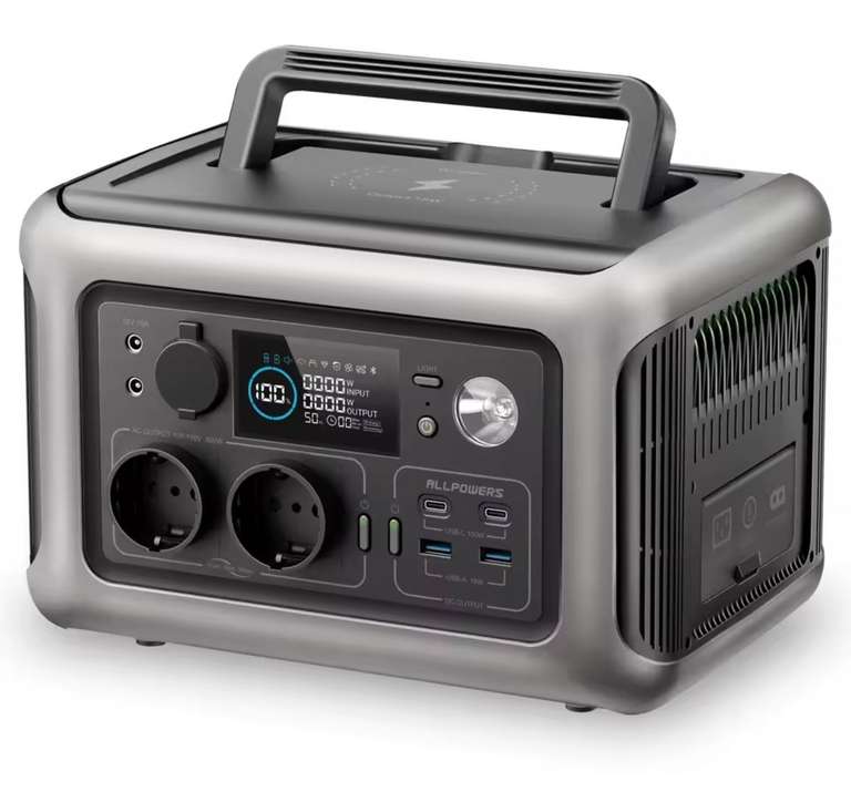 ALLPOWERS R600 Solar Generator 600W, £159.10 at AliExpress | hotukdeals