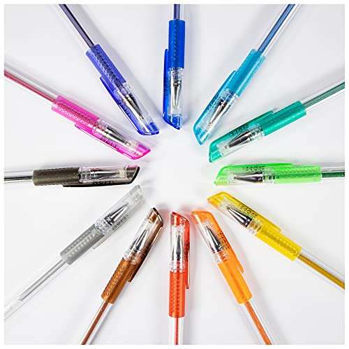 Galt Toys, 12 Glitter Gel Pens, Glitter Pen Set, Ages 6 Years Plus