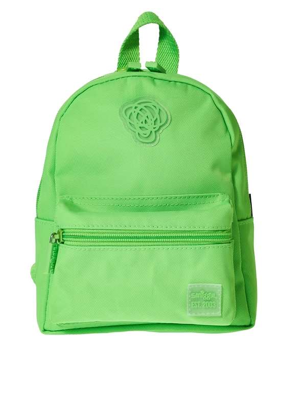 neon pink mini backpack