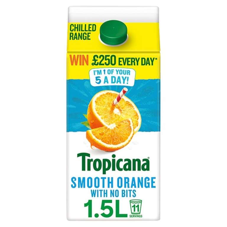 Tropicana Smooth Orange 1.5L - Macclesfield
