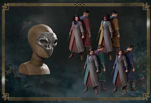 Get a free Beaked Skull Mask and a House Fan-atic School Robe for Hogwarts Legacy (Various platforms) @ Warner Bros.
