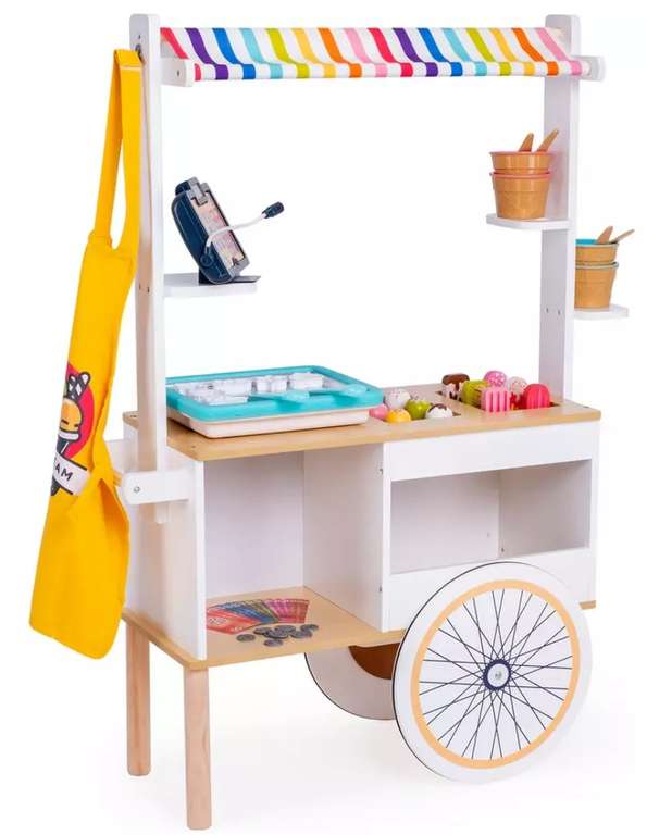 Jupiter Workshops Wooden Ice Cream Cart (Free Click & Collect)