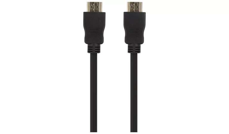 2m HDMI Cable (10Gbps/1080p) - Black £3 click and collect @ Argos