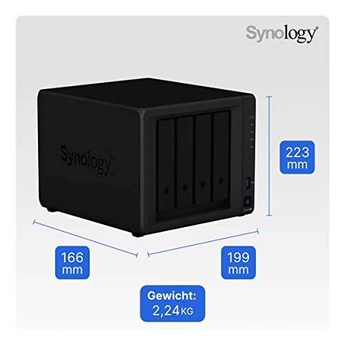 Synology DS920+ 4 Bay NAS Enclosure, Black - £484.49 @ Amazon