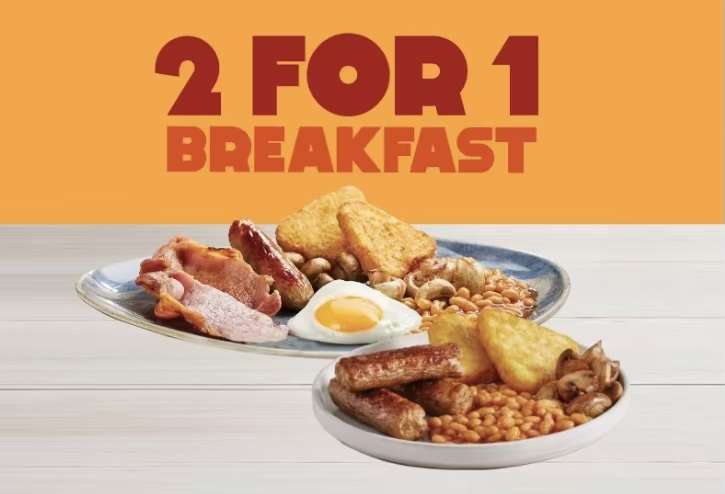 Two Full English Breakfasts For The Price Of One - Hungry Horse