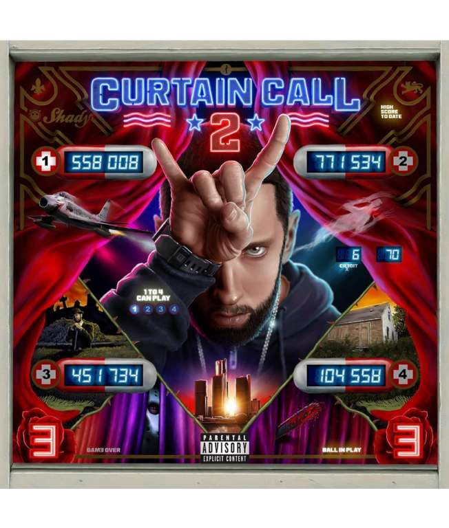 Eminem - Curtain Call 2 - 2x Orange Vinyl LP