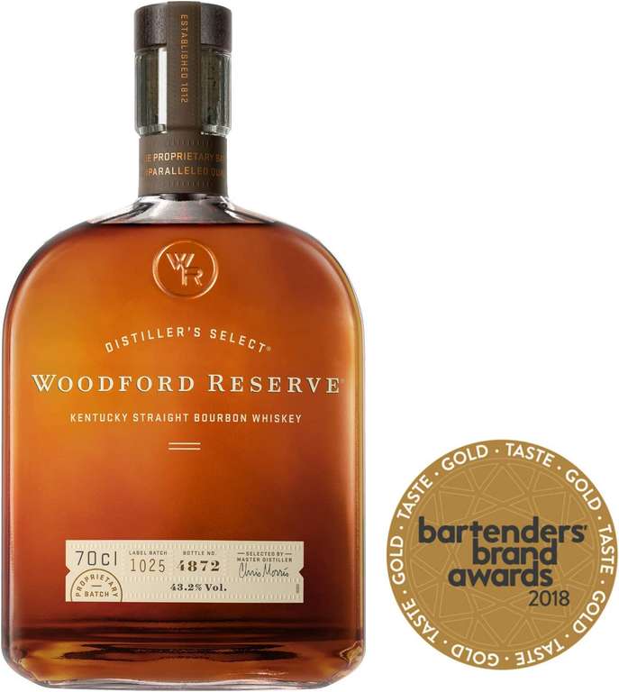 Woodford Reserve Distiller's Reserve Bourbon 43.2% ABV 70cl £23 @ Amazon