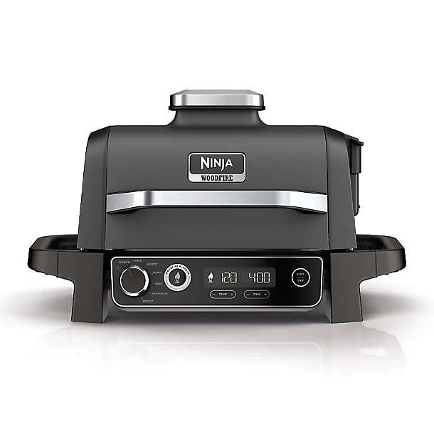 Ninja Woodfire Electric BBQ £249.99/£224.99 With New MyLakeland Club First Order Code - Grill, Smoker & Air Fryer OG701UK - 3 Year Warranty