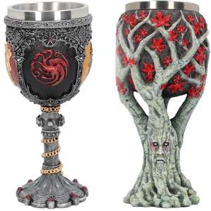 Game Of Thrones Weirwood Tree Goblet - £10.99 / Game Of Thrones Sigil Goblet £12.99 - Free Delivery @ IWOOT
