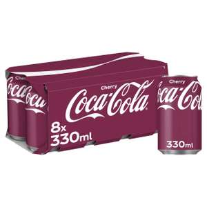 Coca-Cola Classic Cherry 8 x 330ml £2.37 @ Ocado