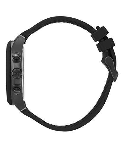 BOSS Chronograph Quartz Watch for Men with Black Silicone Bracelet £134.51 @ Amazon