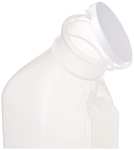 Male Urinal, Long Neck Incontinence Bottle for Men, Lid to Prevent Spillage £4.25 @ Amazon