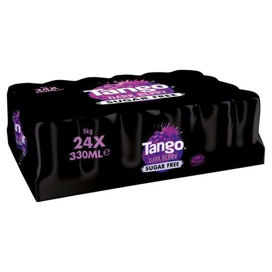 Tango Dark Berry Soft Drink Sugar Free 24 X 330Ml - £7.23 Reduced to clear instore @ Tesco, Batley