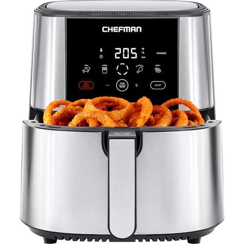 Chefman TurboFry Touch Digital Air Fryer - Black, 4.5 qt - Fry's