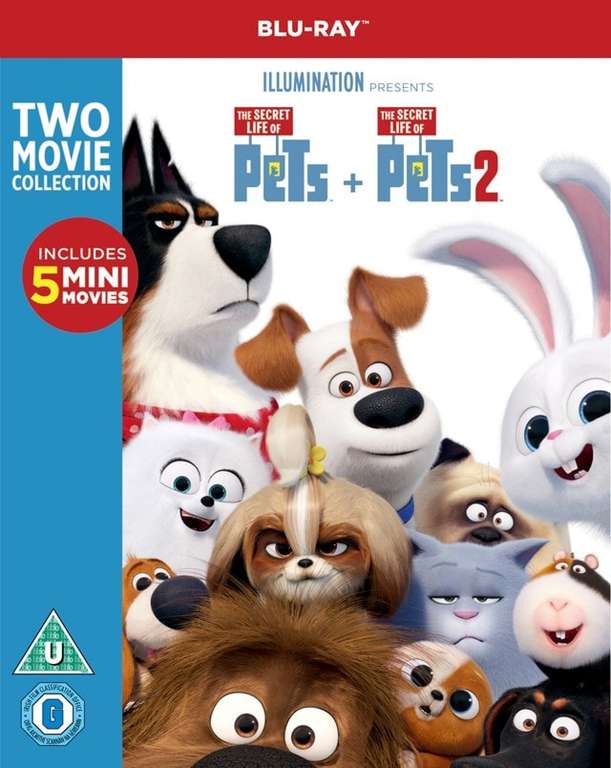 Secret Life of Pets 1/2 Blu Ray £5.99 with code (Free Click & Collect) HMV