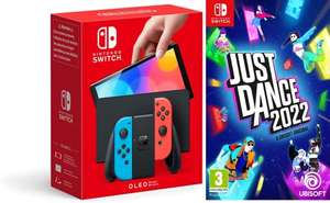 Nintendo Switch (OLED Model) - Neon Blue/Neon Red + Just Dance 2022 (Nintendo Switch) £294.99 Amazon Prime Exclusive