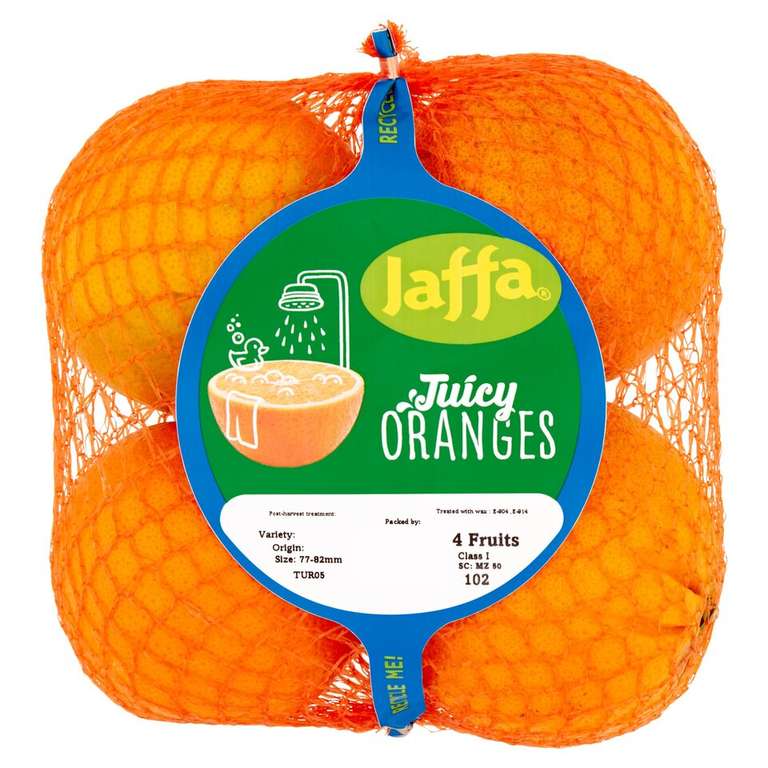 Jaffa Oranges Minimum 4 Pack £1.60 Clubcard price @ Tesco
