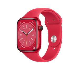 APPLE Watch Series 8 Cellular - (PRODUCT) RED with (PRODUCT)RED Sports Band, 45 mm Free Next Day Delivery