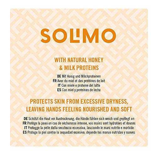Solimo Moisture Care Liquid Hand Soap Natural Milk&Honey OR Olive Extract 500ml(Pack of 4)-£6.55 (£6.22/£5.57 S&S + 10% Off 1st S&S) @Amazon