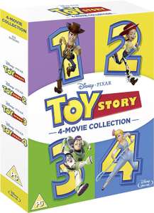 Disney & Pixar's Toy Story 1-4 Boxset Blu-ray [2019] [Region Free] £14.44 @ Amazon