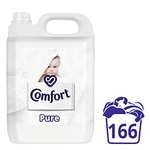 Comfort Pure Sensitive Gentle for Skin Fabric Conditioner Softener 166 Wash 5L Upto 5 months supply - £6.50 @ Amazon