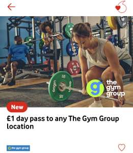 £1 day pass to any The Gym Group location from VeryMe Rewards.