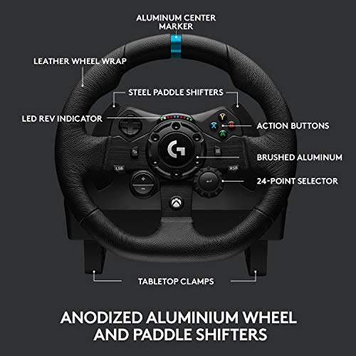 Logitech G923 Racing Wheel and Pedals £230.30 with Applicable Voucher @ Amazon